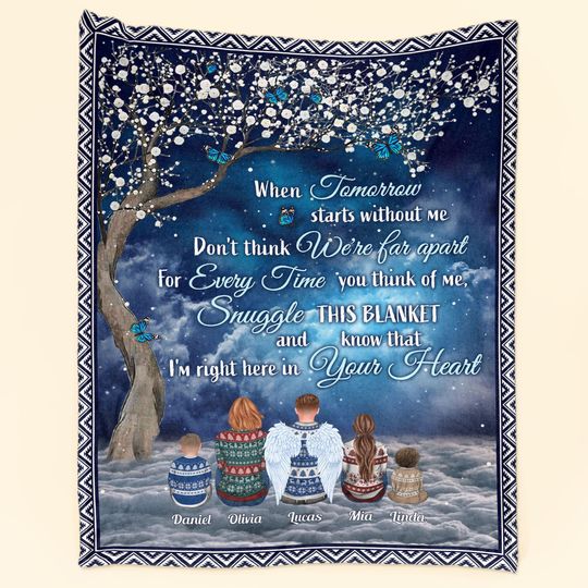 Discover I'm Right Here In Your Heart - Personalized Blanket
