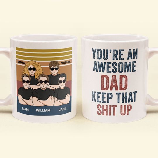 Discover You Are An Awesome Dad - Personalized Mug - Father's Day Gift For Father, Dad, Papa