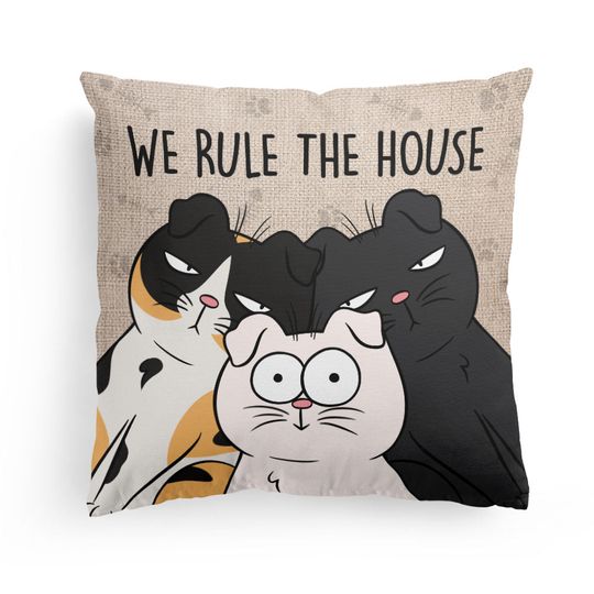 Discover We Rule The House New Version - Personalized Pillow