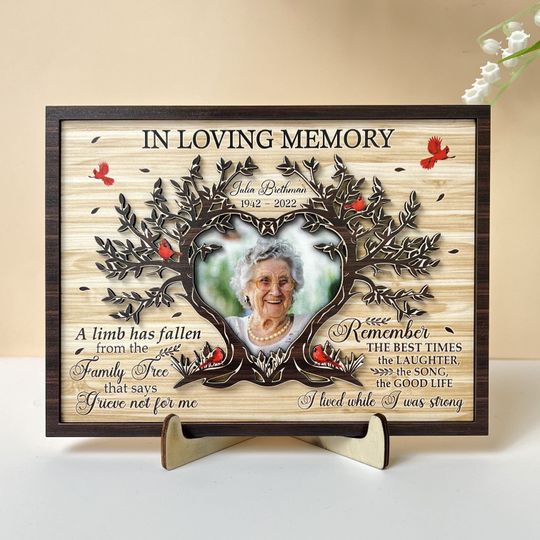 Discover A Limb Has Fallen - Personalized 2 Layers Wooden Photo Plaque