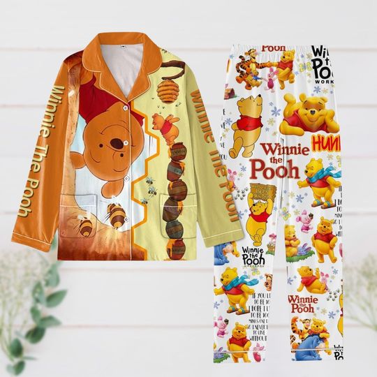 Discover Komplet Piżam Dla Dorosłych Winnie The Pooh, Piżamy Świąteczne