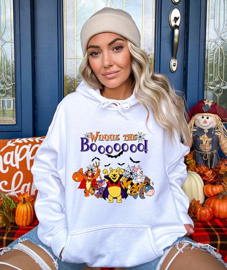 Discover Bluza Disney Spooky Vibes, bluza z kapturem Winnie The Booo