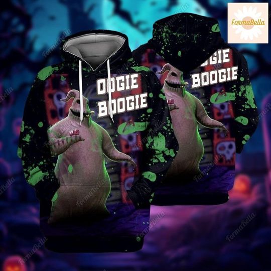 Discover Halloween Oogie Boogie 3D Hoodie