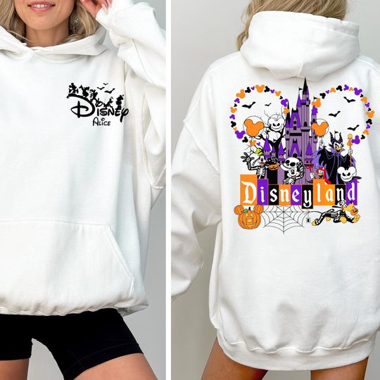 Discover Niestandardowa bluza z kapturem Disney Halloween