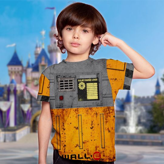 Discover Koszulka 3D z Fikcyjnym Robotem Wall-E z Galaktyki