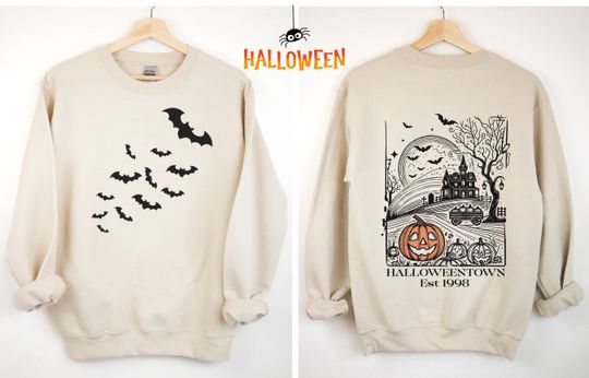 Discover Bluza w stylu retro Halloween, Vintage Halloween