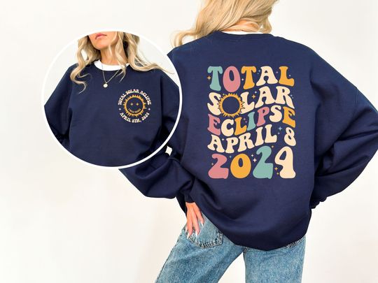 Discover Bluza Total Solar Eclipse 2024, bluza dwustronna