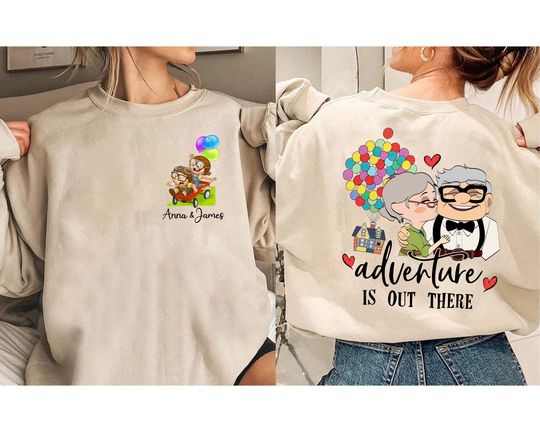 Discover Bluza Disney Up Carl and Ellie Adventure is There