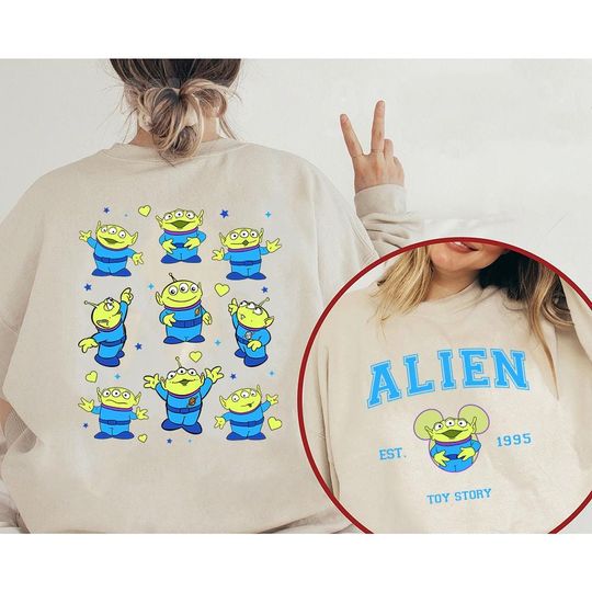 Discover Dwustronna bluza z motywem Toy Story Aliens