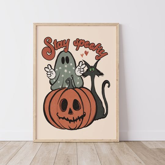 Discover Plakat dekoracji halloweenowych.