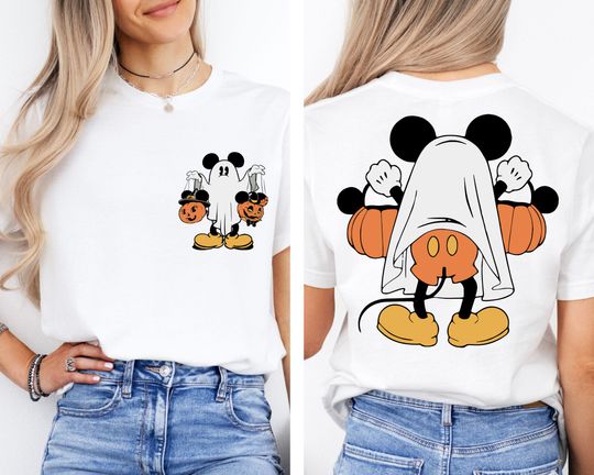 Discover Dwustronne koszulki Disney Miki Halloween