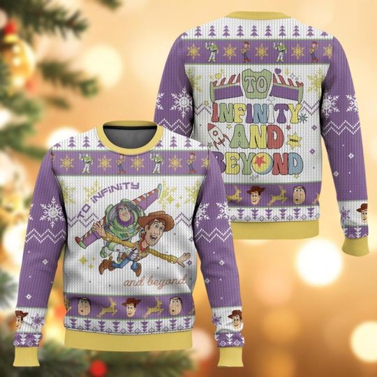 Discover Świąteczny Brzydki Sweter Buzz Lightyear i Woody, Prezenty Świąteczne