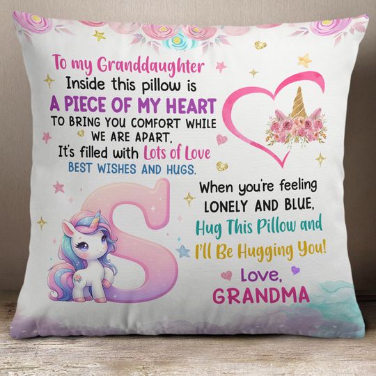 Discover Inside This Pillow Is A Piece Of My Heart - Personalized Pillow