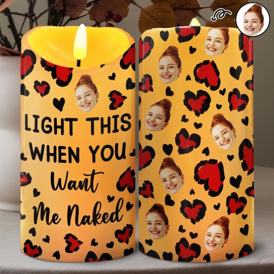 Discover Custom Photo Light This When You Want - Personalized LED Candle