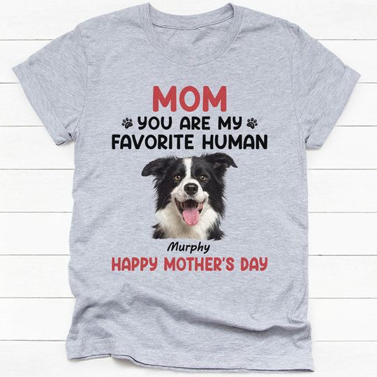 Discover You Are My Favorite Human, Personalized T-Shirt, Gifts For Pet Lovers, Custom Photo