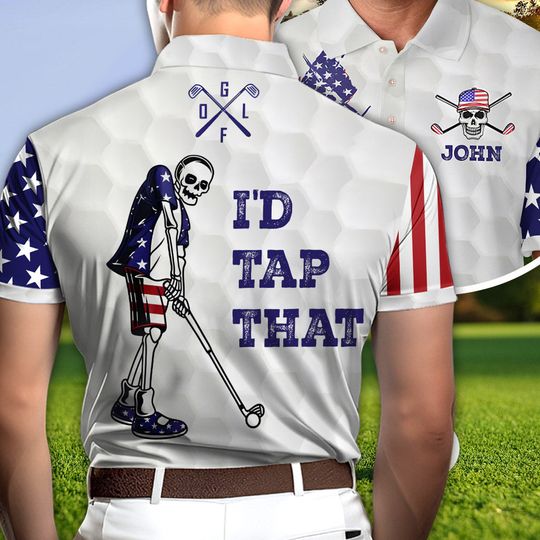 Discover I'd Tap That - Personalized Golf Polo Shirt
