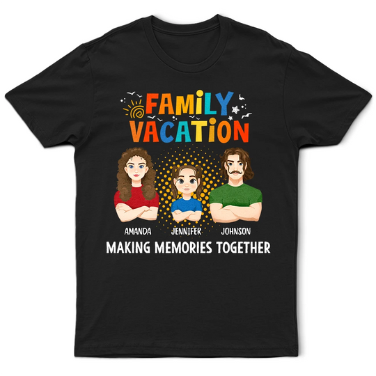 Discover Family Vacation - Personalized Unisex T-Shirts