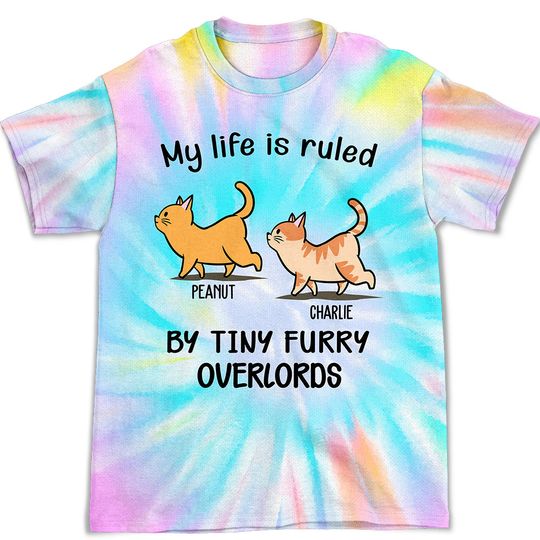 Discover Cats Rule My Life - Personalized 3D T-shirt For Dog Lovers