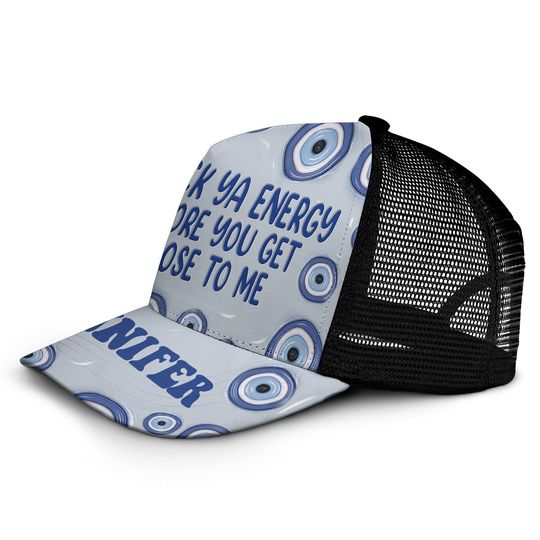 Discover Check Ya Energy - Personalized Witch Trucker Hat
