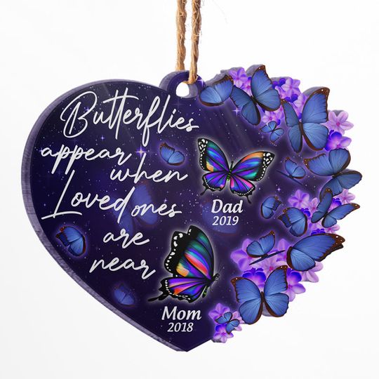 Discover Memorial When Loved Ones Are Near - Memorial Gift - Personalized Acrylic Ornament