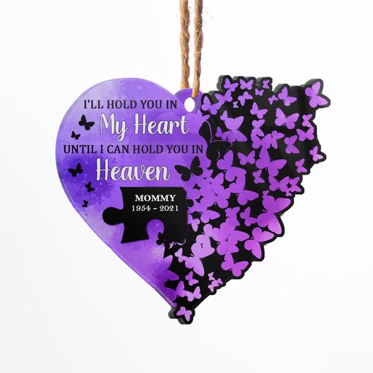 Discover Until I Can Hold You In Heaven - Memorial Gift - Personalized Acrylic Ornament
