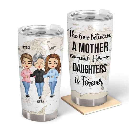 Discover The Love Between Is Forever - Gift For Family - Personalized Tumbler