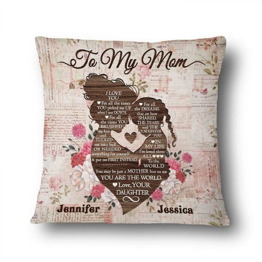 Discover To My Mother You Are The World - Gift For Mother - Personalized Pillow