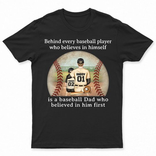 Discover Every Baseball Player Who Believes In - Gift For Sport Fan, Dad, Father - Personalized Unisex T-Shirt
