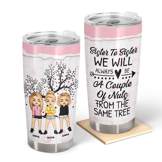 Discover Couple Of Nuts - Gift For Sisters - Personalized Tumbler