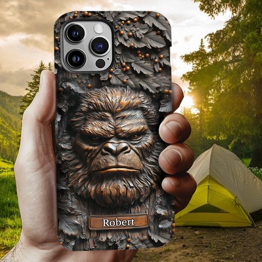 Discover Sasquatch - Personalized Camping Phone Case
