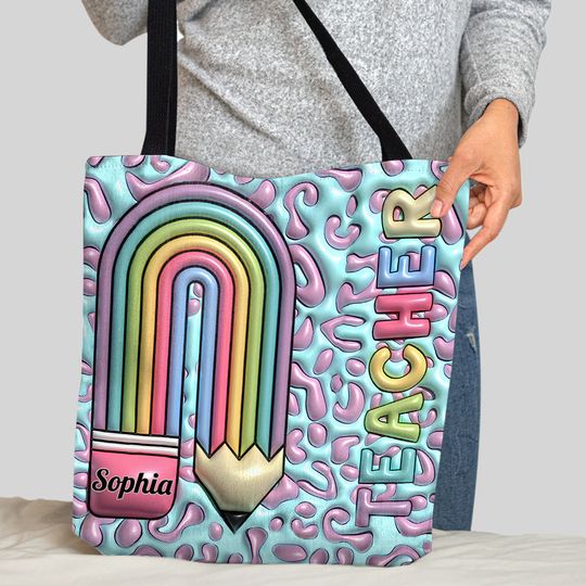 Discover Teacher Life - Personalized Teacher Tote Bag