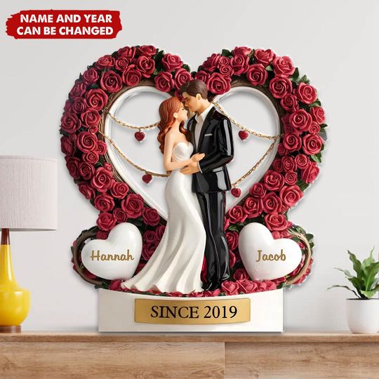 Discover You And Me, Since Forever Began - Personalized Custom Shaped Acrylic Plaque  - Gift For Husband Wife, Anniversary
