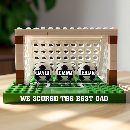 Discover Football/ Soccer Dad - Personalized Soccer Shaped Acrylic Plaque
