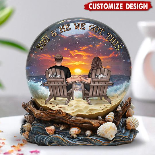 Discover You & Me We Got This - Personalized Couple Acrylic Plaque