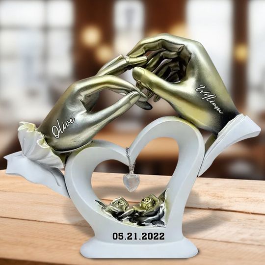 Discover Anniversary Gifts For Couple - Personalized Couple Custom Shaped Acrylic Plaque