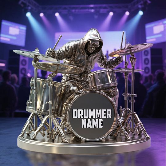 Discover Cool Drummer - Personalized Drummer Custom Shaped Acrylic Plaque