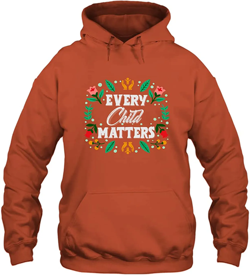 Discover Hoodie Unissexo Orange Canada Every Child Matters