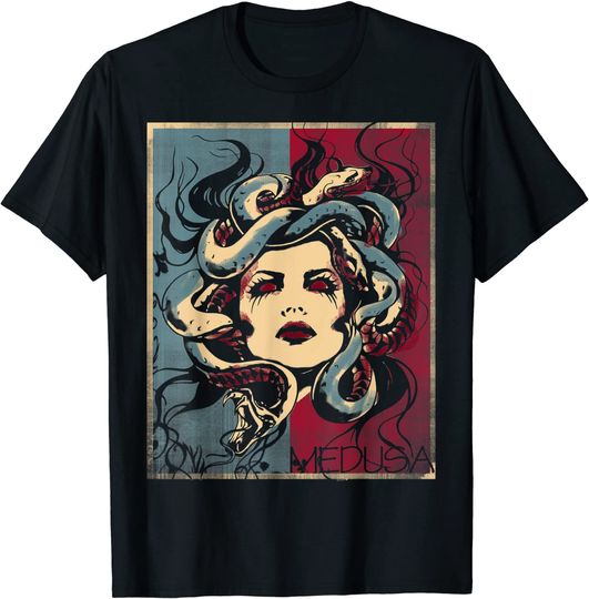 Discover T-shirt Estampada Medusa | Camiseta para Homem e Mulher