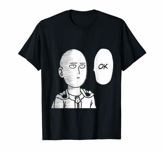 Discover T-Shirt Camiseta Manga Curta Saitama OK