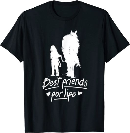 Discover Os Cavalos São os Melhores Amigos T-Shirt  Homem Mulher Criança Cavalos Percheron