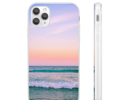 Discover Ocean iPhone Case Capa Para Iphone 6/ 6s/ 7/ 7 Plus/ 8/ 8 Plus/ X/ Xr/ 11/ 11 Pro/ 11 Pro Max/ 12 Pro/ 12 Pro Max/ 12 Mini/ 13/13 Pro/ 13 Pro Max/ 13 Mini Por Do Sol Praia