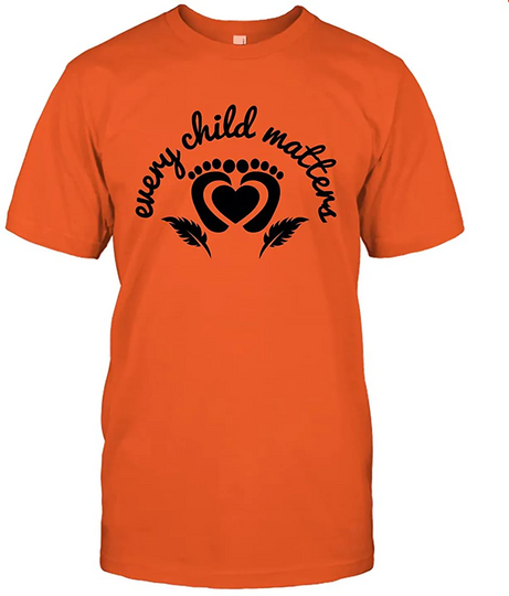 Discover T-shirt Unissexo com Every Child Matters Presente para Orange Day