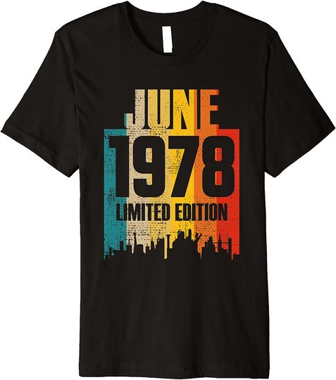 Discover June 1978 Limited Edition Retro Vintage Premium T-Shirt