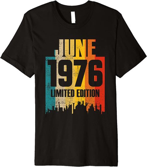 Discover June 1976 Limited Edition Retro Vintage Premium T-Shirt