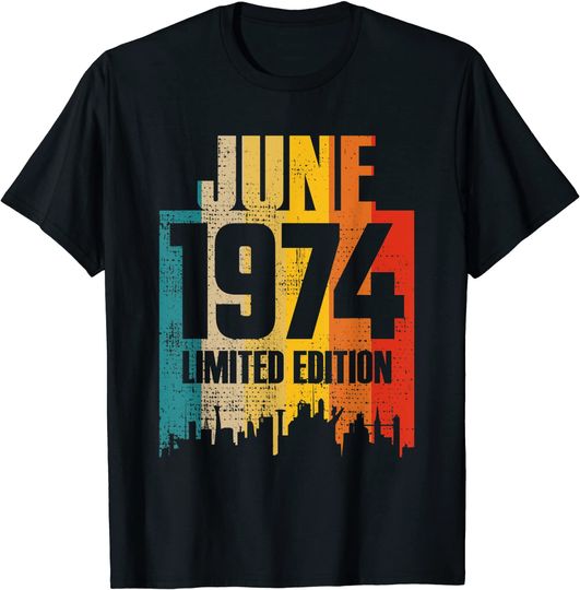 Discover June 1974 Limited Edition Retro Vintage T-Shirt