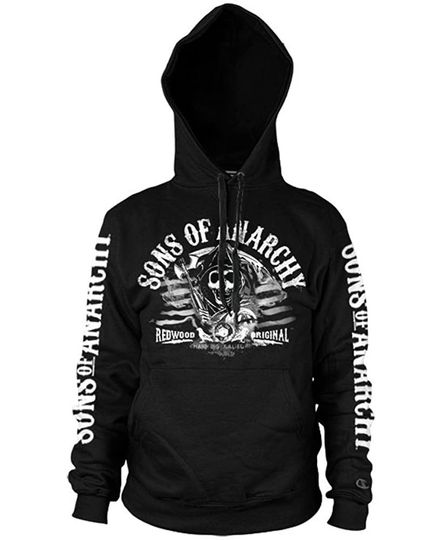 Discover Hoodie Unissexo Bandeira SOA Sons of Anarchy