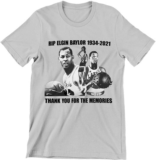 Discover RIP Elgin Baylor Shirt Basketball Legend Shirt