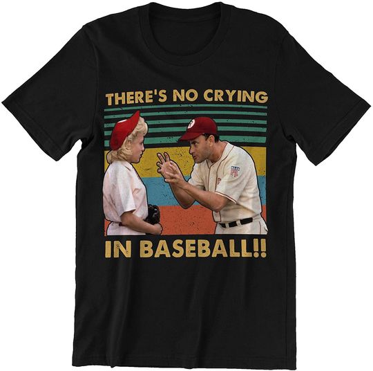 Discover Jimmy Dugan There's No Crying in Baseball Vintage Shirt