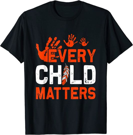 Discover T-shirt para Homem e Mulher Every Child Matters Dia da Laranja do Povo Indígena