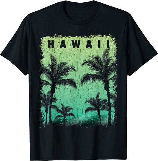 Discover Aloha Hawaii Hawaiian Island 1980s Throwback T Shirt